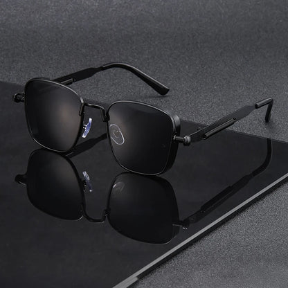 Fashionable Punk-Style Square Thick-Framed Trendy Sunglasses, Suitable for Daily Wear, Commuting, and Gift-Giving, Unisex and All Genders