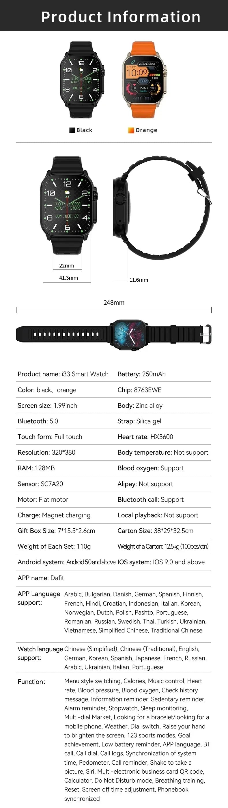 New Watch T10 Ultr Smart Watch Men 49mm 2.09 Inch NFC Women GPS Track Bluetooth Call BT Music Games Wireless Charging Smartwatch