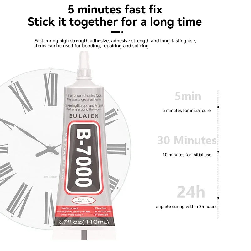 B7000 T7000 Clear Screen Repair Adhesive For Phone With Precision Applicator