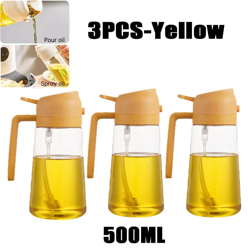 Eco Friendly PE Plastic Olive Oil Spray Bottle For Kitchen Cooking