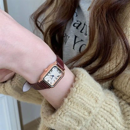 Light Luxury Elegant Women's Quartz Watch Portable Simple Ladies Business Watches Exquisite Waterproof Women's Wrist Watch Women