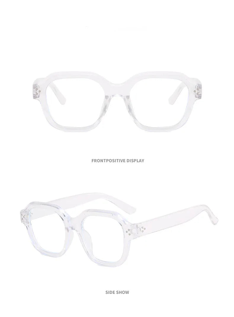 Unisex Retro Blue Light Blocking Eyeglasses Computer Glasses Frame Fashion Anti Blue Light Square Eyewears for Office Women Men