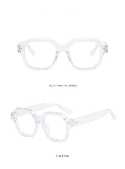 Unisex Retro Blue Light Blocking Eyeglasses Computer Glasses Frame Fashion Anti Blue Light Square Eyewears for Office Women Men