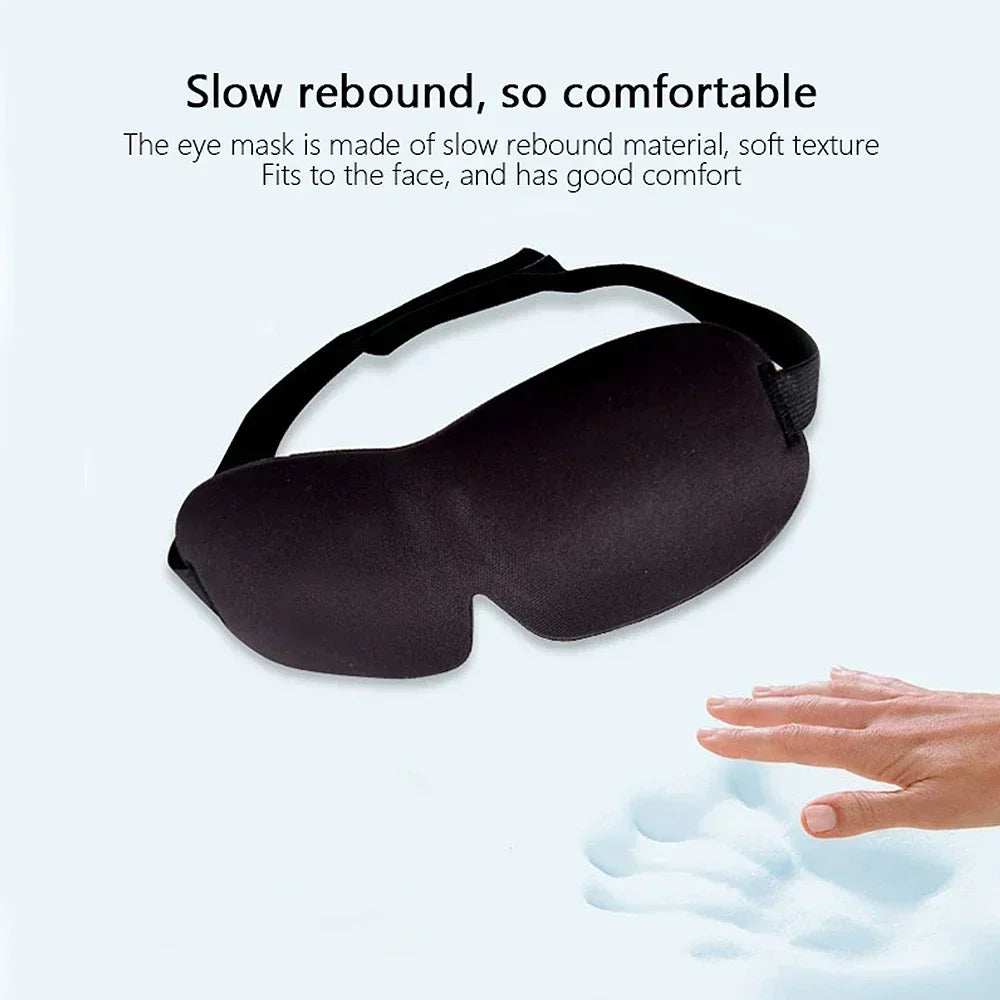 3D Soft Sleep Eye Mask For Men And Women Unisex Light Blocking Comfort Cover