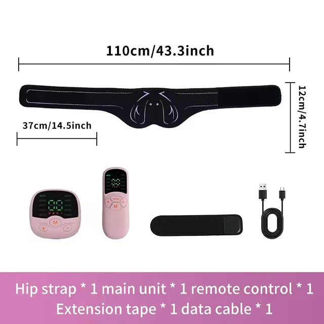 Electric EMS Hips Trainer Butt Muscle Stimulator USB Rechargable Buttocks Lifting Massage Toner Lose Weight Fitness Massager