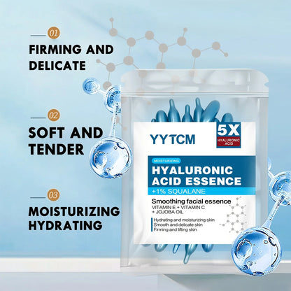 Hyaluronic acid deep moisturizing capsule essence, deep moisturizing and brightening skin essence (0.4gx30 capsules)/bag -1 bag