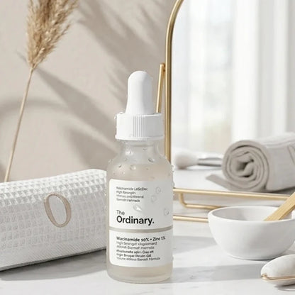 The Ordinary Niacinamide 10% + Zinc 1% Serum 30ml Essence Suitable for Acne-prone Skin Can Smooth Brighten Support The Skin