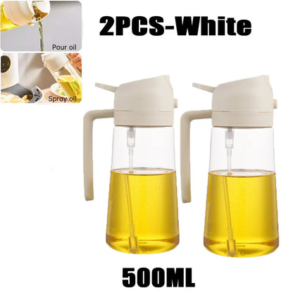 Eco Friendly PE Plastic Olive Oil Spray Bottle For Kitchen Cooking