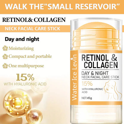 Retinol and Collagen Face and Neck Cream, Lifts the Neck, Tightens and Moisturizes the Skin, Intensely Hydrates the Skin of the Neck and Face, and Reduces the Appearance of Neck Lines