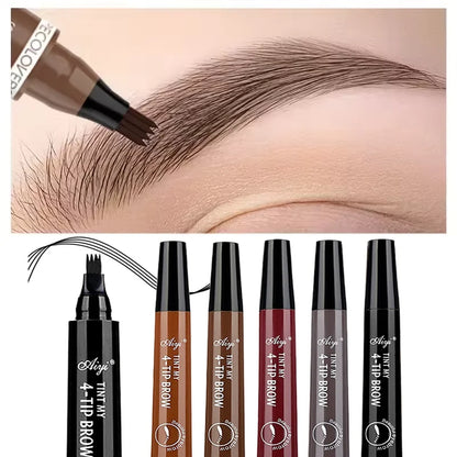 Waterproof Microblading Eyebrow Pencil Long Lasting Natural Brow Definer