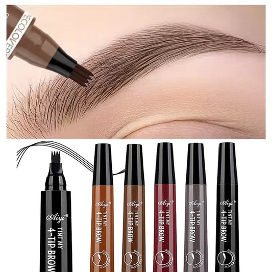 Waterproof Microblading Eyebrow Pencil Long Lasting Natural Brow Definer