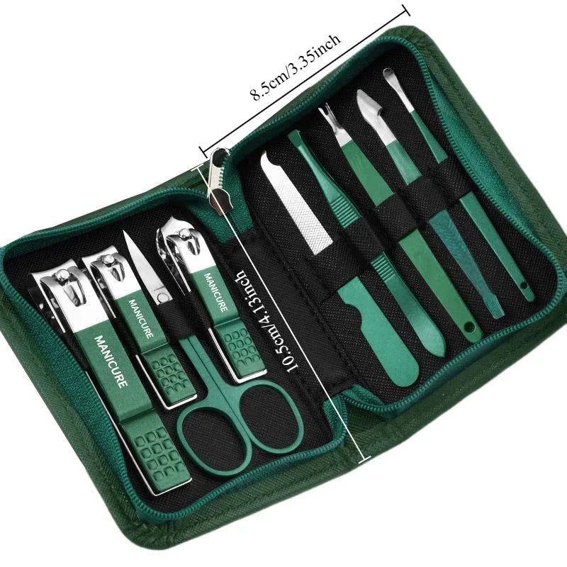 Stainless Steel Manicure And Pedicure Nail Clipper Tool Set