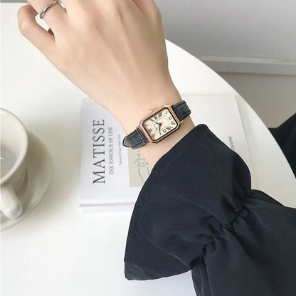 Light Luxury Elegant Women's Quartz Watch Portable Simple Ladies Business Watches Exquisite Waterproof Women's Wrist Watch Women