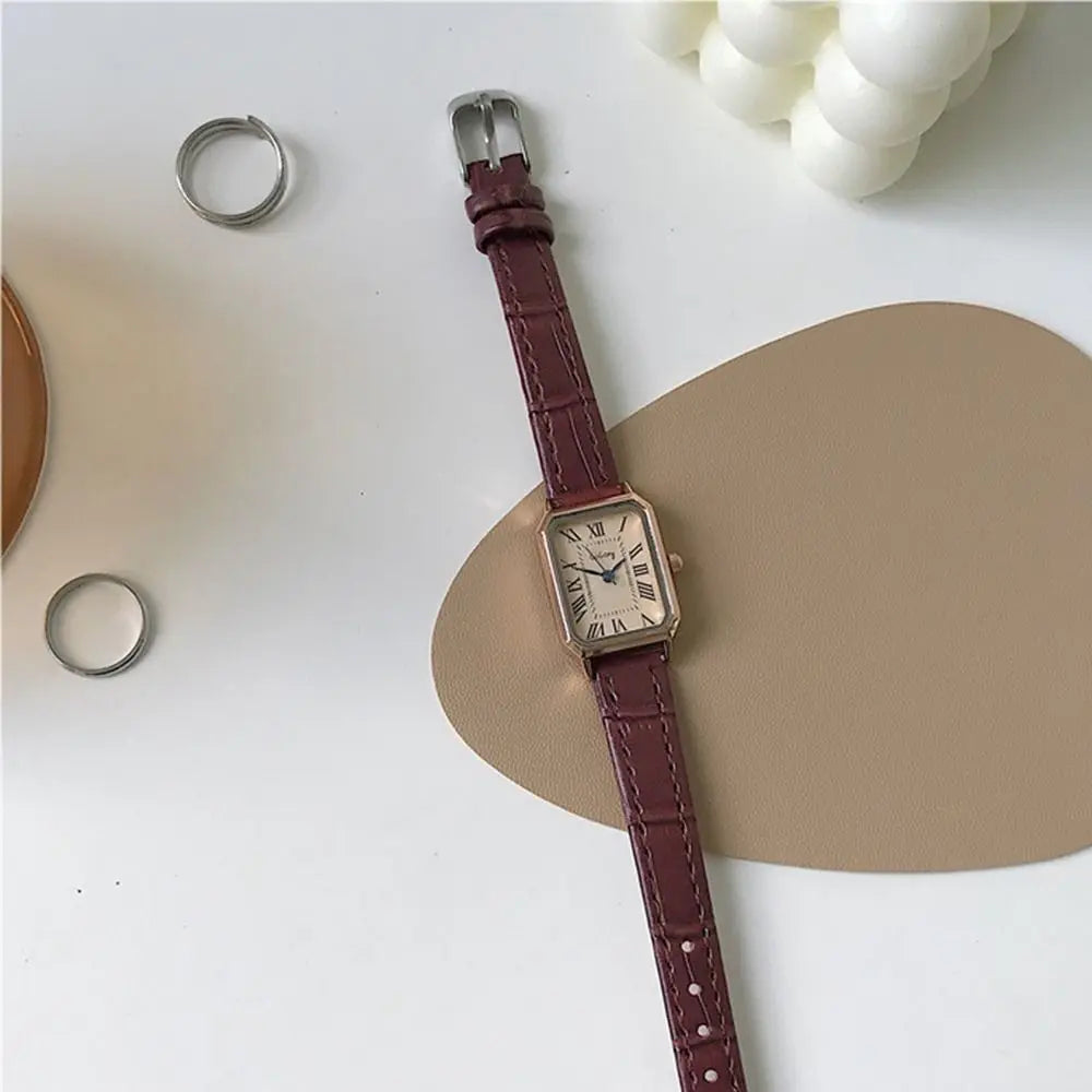 Light Luxury Elegant Women's Quartz Watch Portable Simple Ladies Business Watches Exquisite Waterproof Women's Wrist Watch Women