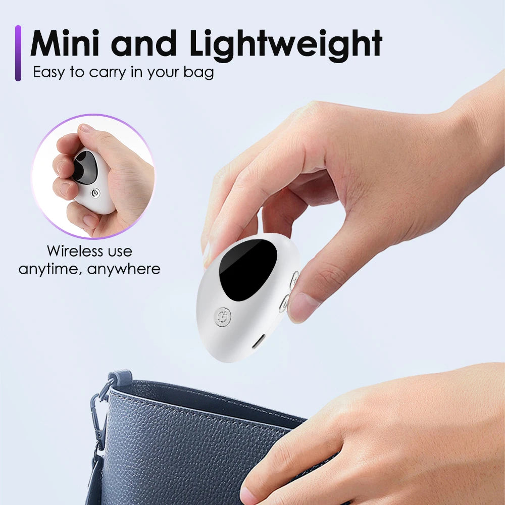 New Microcurrent Sleep Aid Device EMS Sleep Aid Machine Sleep Instrument for Insomnia Stress Anxiety Relief Palm Pulse Massager