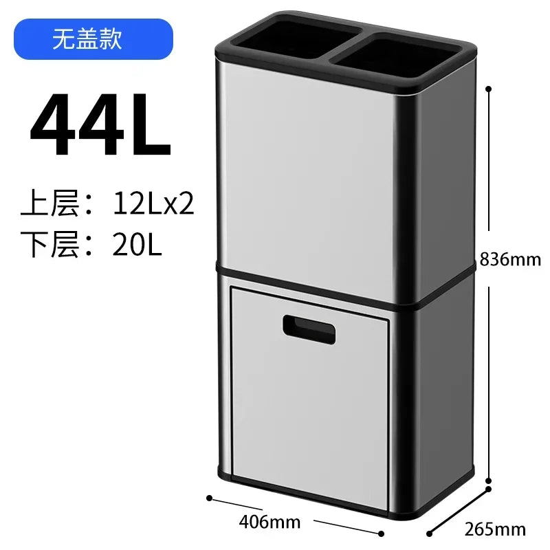 kitchen special induction smart garbage sorting trash can