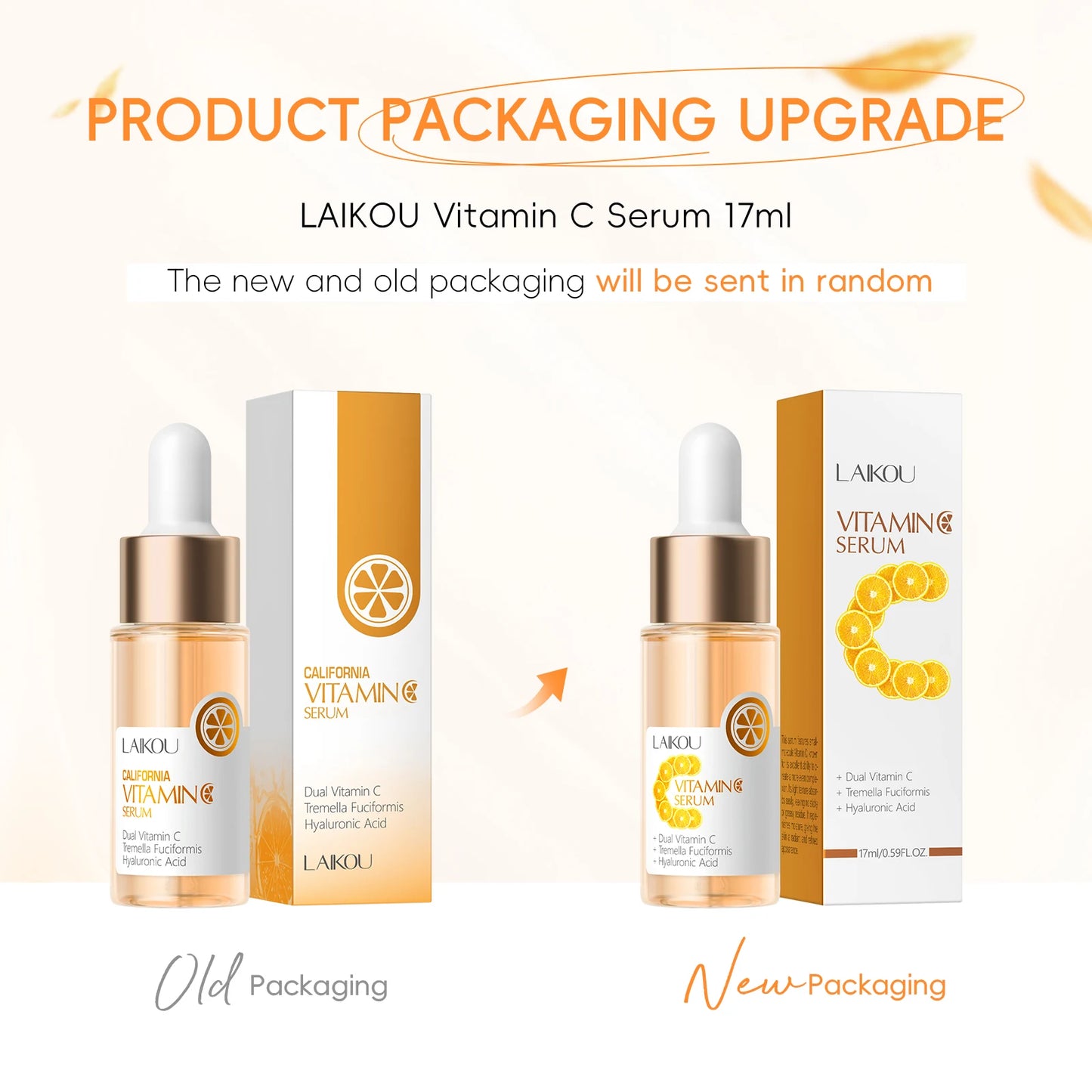 LAIKOU 7 Bottles 24K Gold Snail Sakura Hyluronic Acid Vitamin C Nicotinamida Rose Blueberry Serum Japan Essential Face Essences