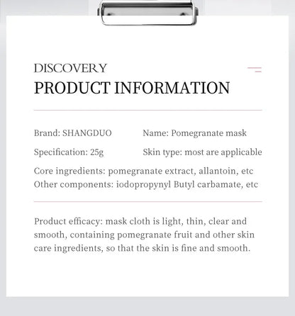 8pcs Natural Plant Face Mask Beauty Skincare Facial Masks Moisturizing Firming Hydrating Facial Mask Face Care Korean Cosmetics