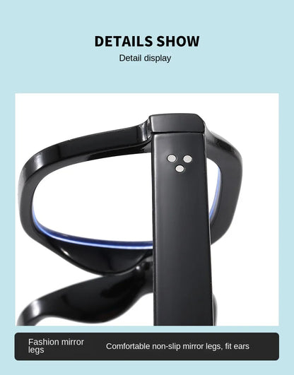Unisex Retro Blue Light Blocking Eyeglasses Computer Glasses Frame Fashion Anti Blue Light Square Eyewears for Office Women Men