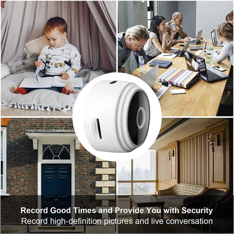 WiFi Monitoring Camera Wireless Video Recorder Security Protection HD Mini Camera Smart Home Monitoring Camera For Infants Pets