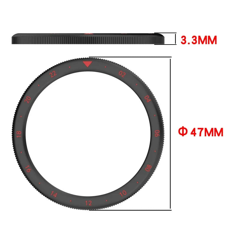 Metal Bezel Ring For Xiaomi Watch S4 S3 Protector with Film Watch Case Cover For Watch Bezel Shell S3 eSIM S4 eSIM Accessories