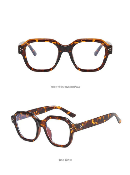 Unisex Retro Blue Light Blocking Eyeglasses Computer Glasses Frame Fashion Anti Blue Light Square Eyewears for Office Women Men