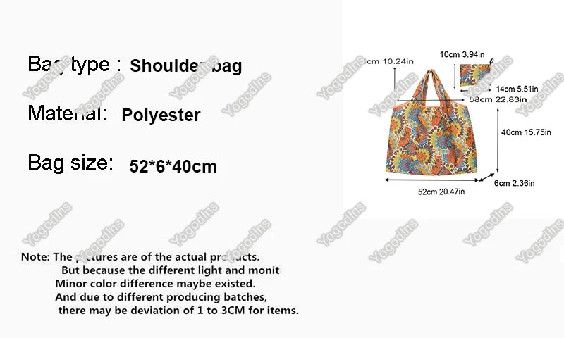 Foldable Waterproof Grocery & Shopping Bag