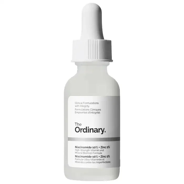 The Ordinary Niacinamide 10% + Zinc 1% Serum 30ml Essence Suitable for Acne-prone Skin Can Smooth Brighten Support The Skin