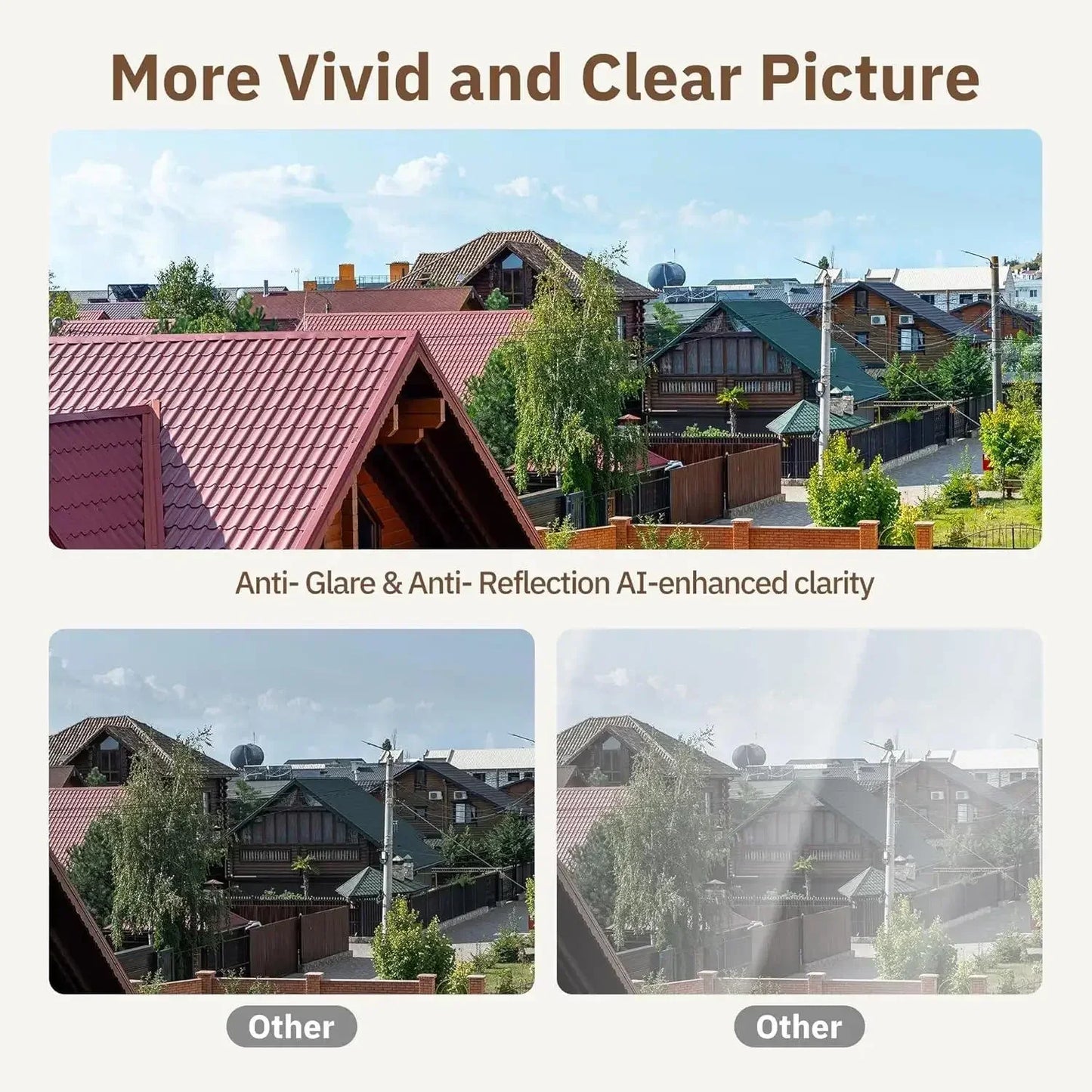 2.4/5GHz WiFi Window Camera 3MP Full Color Night Vision Indoor Security Mini Camera Replaces Outdoor Through Glass Window 2026