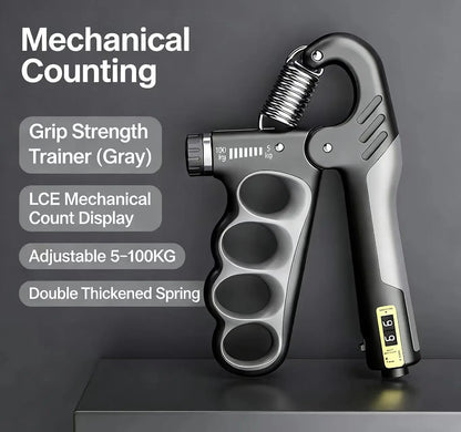 Electronic Counting Hand Gripper Adjustable Forearm Trainer