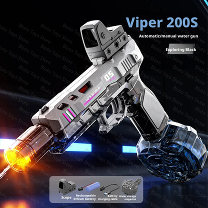Electric Water Guns For Adults Powerful Squirt Automatic Water Suction Water Blasters Summer Outdoor Beach Toy For Boys Kid Gift