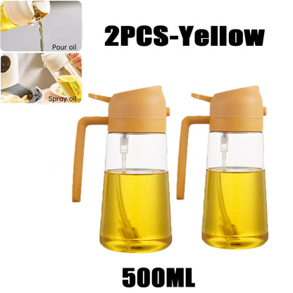 Eco Friendly PE Plastic Olive Oil Spray Bottle For Kitchen Cooking