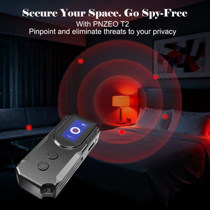 AI-Powered Portable RF Signal Scanner Hidden Camera Detector With HD Display Anti-Spy Device for Hotel And Travel Safety
