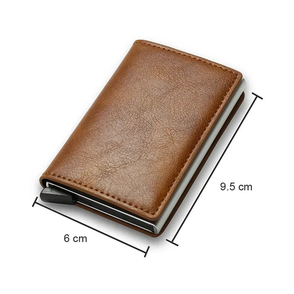 Anti Thief Rfid Credit Card Holder Smart Minimalist Wallet Men Women Slim Bank Cardholder Case Money Bag Cash Creditcard Purse