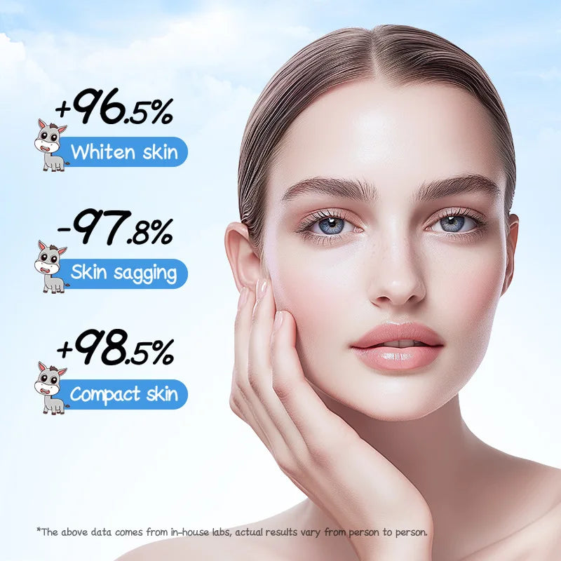 Donkey Milk Whitening Face Cream 120g Deep Hydration Anti-aging Brightening Nourish Skin Care Tender Skin Cream