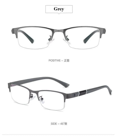 Men Reading Glasses Retro Business Hyperopia Glasses Anti Blue Light Reading Glasses 0 +1.0 To +4.0 Glasses