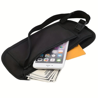 Anti Theft Invisible Travel Waist Bag, Men Women Passport Money Bag Belt Invisible Security Wallet, Gift Travel Bag, Chest Bag