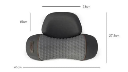 Portable U-Shape Cervical Massage Cushion Heat Vibration Neck Pillow for Travel Office Pain Relief