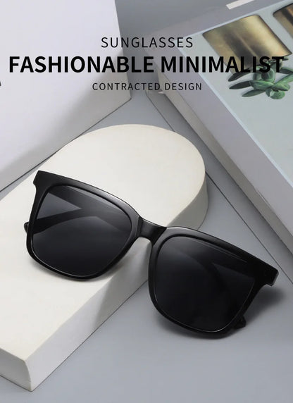 Retro Sunglasses For Men Korean Style Outdoor Square Sunglasses Driving Mercury Women Sunscreen Glasses Lens UV400