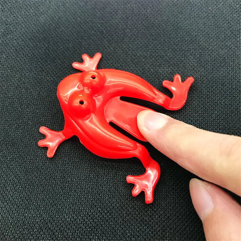 10-20Pcs Jumping Frog Bounce Fidget Toys For Novelty Assorted  Stress Reliever Toys For Birthday Gift Party Favor