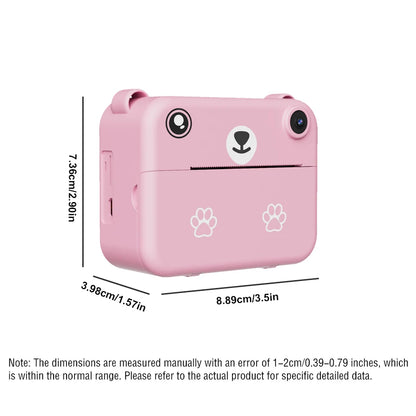 Kids Digital Camera Photography Instant Print Photo 1080P HD With Video Recorder Mini Thermal Printer Educational Birthday Gifts
