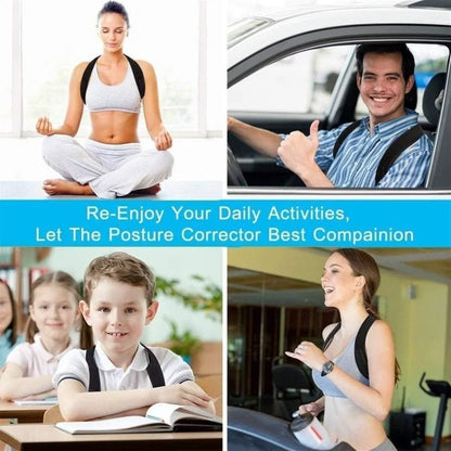 Adjustable Posture Corrector Belt For Upper Back Spine And Shoulder Alignment