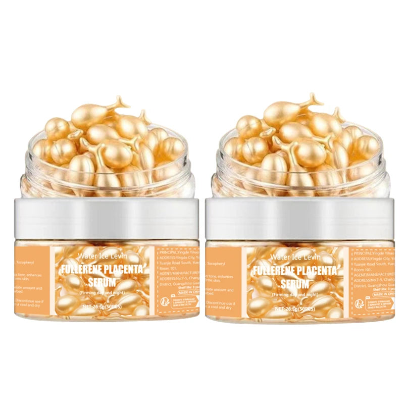 50Pcs Collagen Face Care Capsules Serum Spot Acne Wrinkle Remover Firming Whitening Hyaluronic Acid Essence Skin Care New Style
