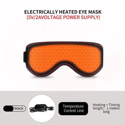 Heated Eye Mask Eye Mask for Dry Eyes with 3 Heat Levels Hot Compress Warm Compress Heating Pad for Sleep Dark Circles
