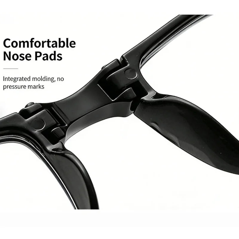 Anti-blue light reading glasses, retro unisex portable pocket glasses for men and women