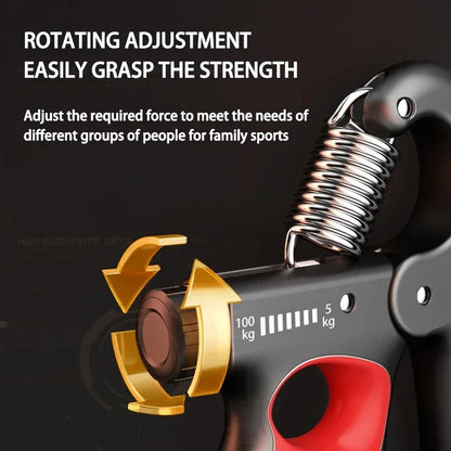 Electronic Counting Hand Gripper Adjustable Forearm Trainer