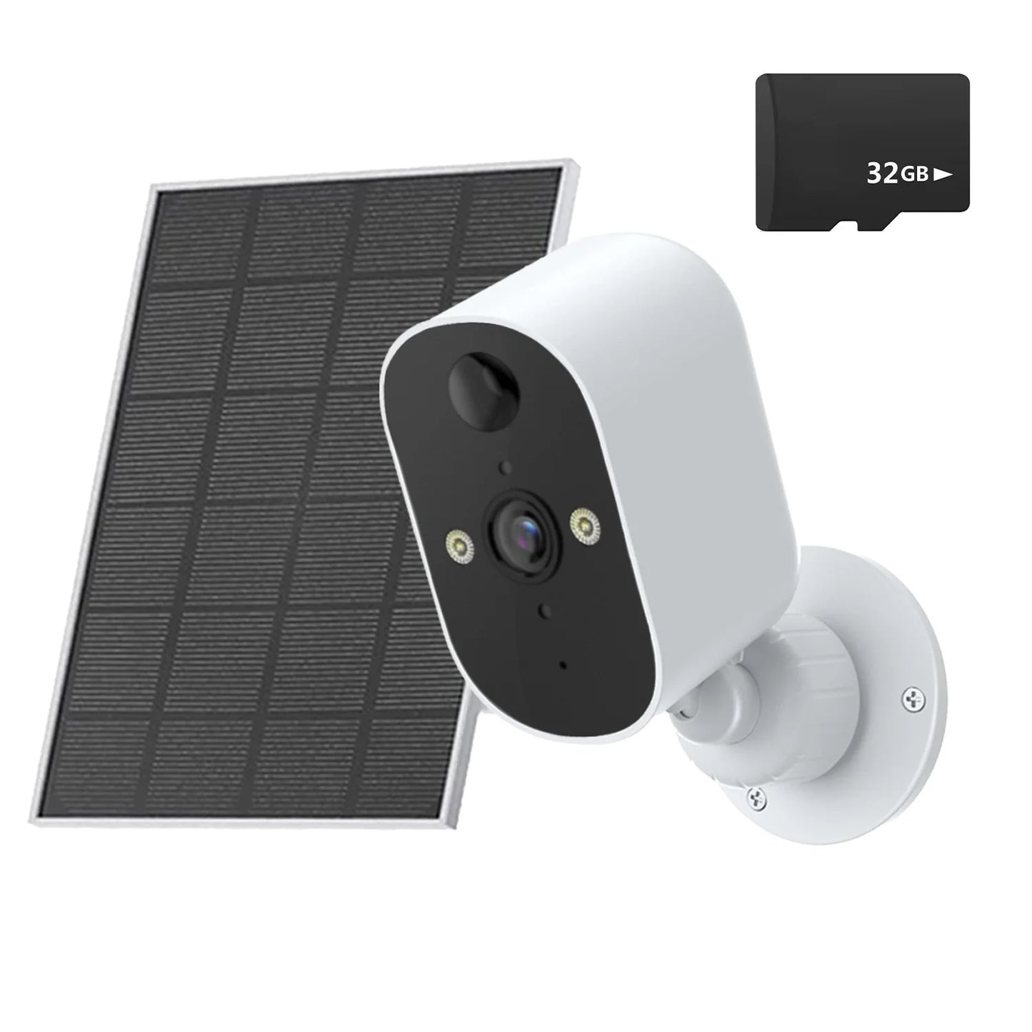 1080P WiFi Camera Solar Battery Outdoor Wireless Solar Powered Security Camera AI Motion Detection Two Way Audio Night Vision