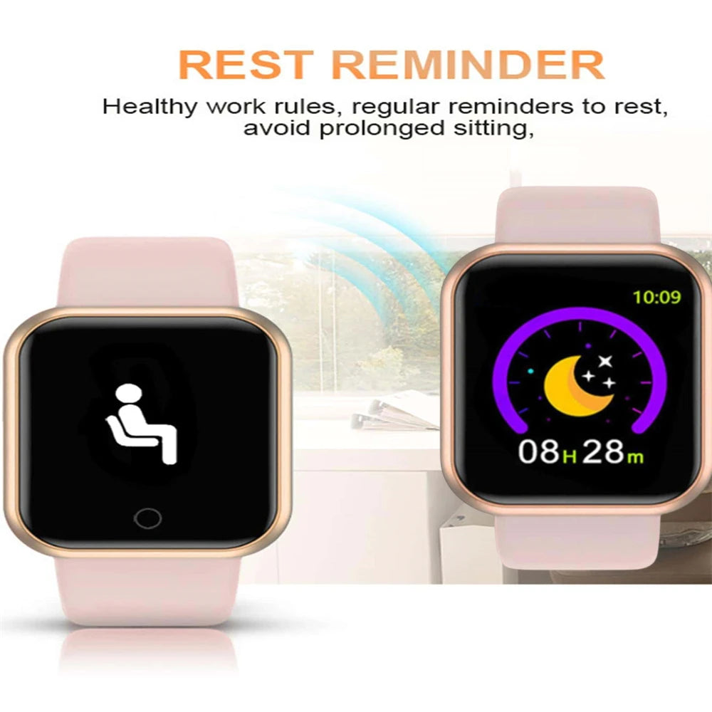 Smart Watch For Women Men Wristwatch Bluetooth Connected Phone Player Music Fitness Sport Bracelet Sleep Monitor Digital Watches