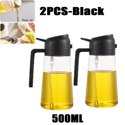Eco Friendly PE Plastic Olive Oil Spray Bottle For Kitchen Cooking
