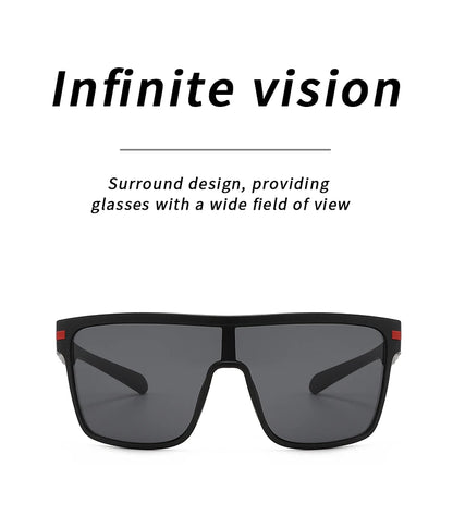 Fashion Polarized Square Sunglasses for Men And Women Oversized Anti-Glare Driver Mirror UV400 Sun Glasses